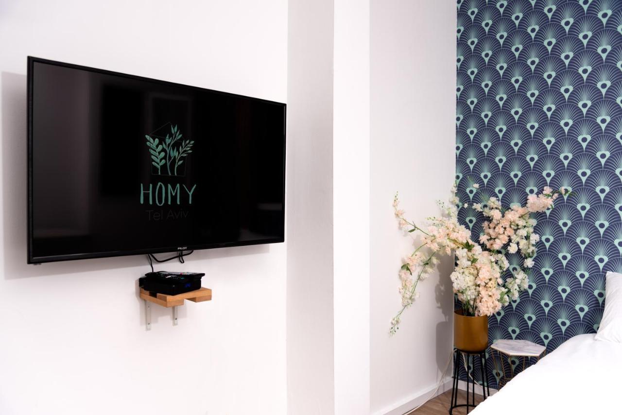 Stylish Studio Apartments On Dizengoff By Homy Tel Aviv Eksteriør billede