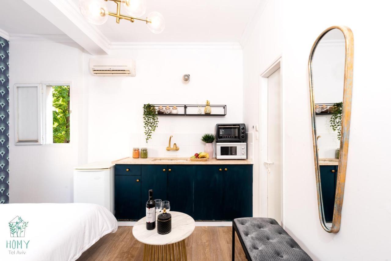 Stylish Studio Apartments On Dizengoff By Homy Tel Aviv Eksteriør billede